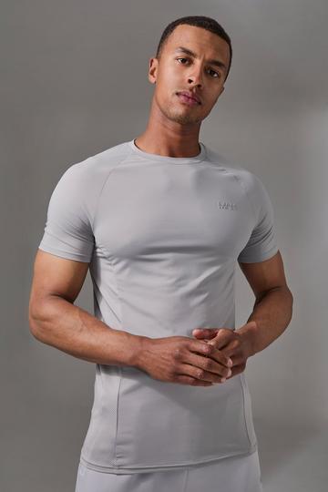 Man Active Pro Muscle Fit T-shirt light grey