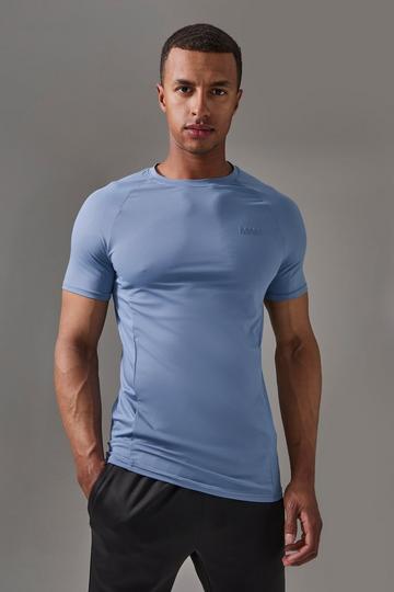 Man Active Pro Muscle Fit T-shirt blue