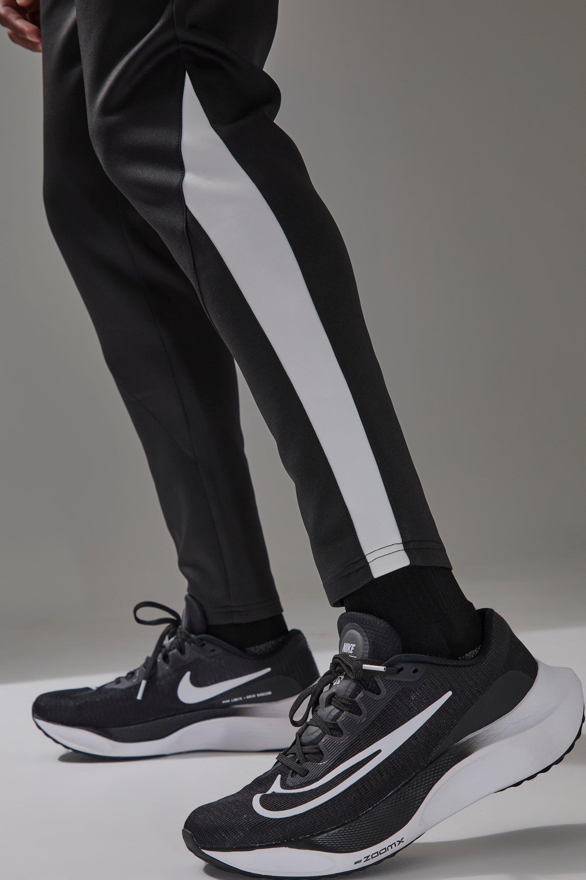 Black skinny fit joggers clearance
