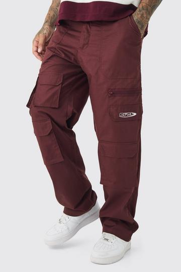 Tall Relaxed Multi Pocket Cargo Trouser chocolate