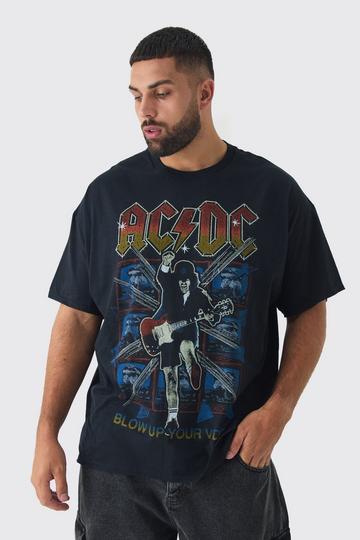 Plus ACDC License Print T-shirt black