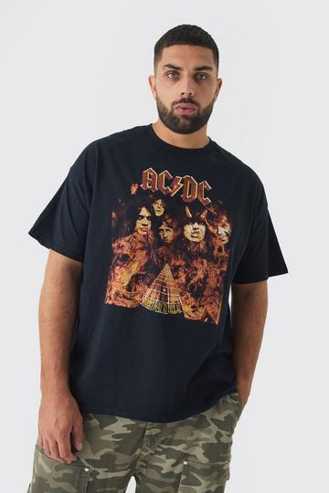 Plus ACDC License Print T-shirt black