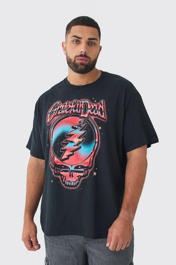 Plus Grateful Dead License Print T-shirt black