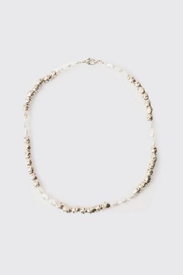 Parel Kralen Ketting white