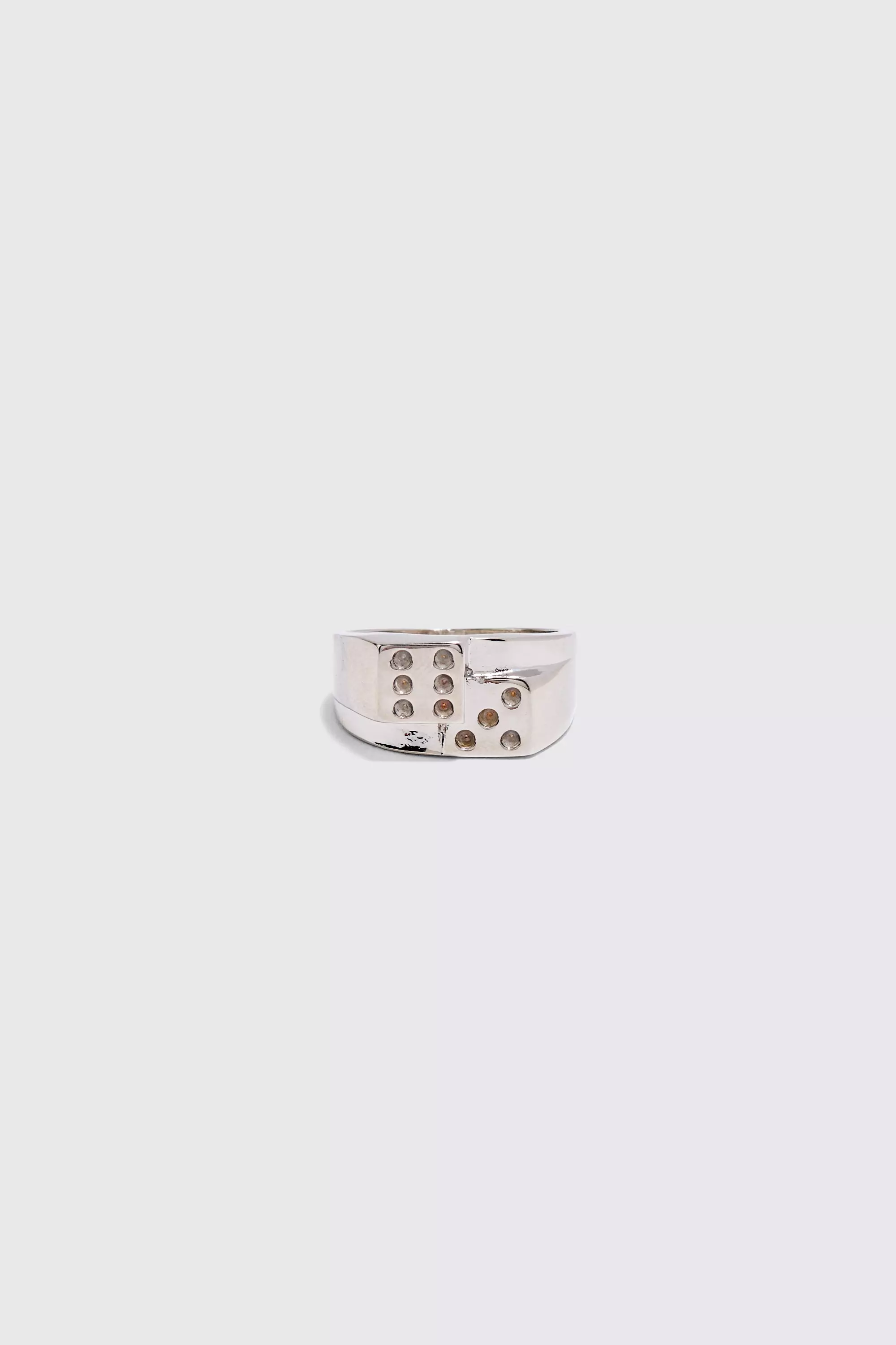 Dice Ring In Silver alternative image