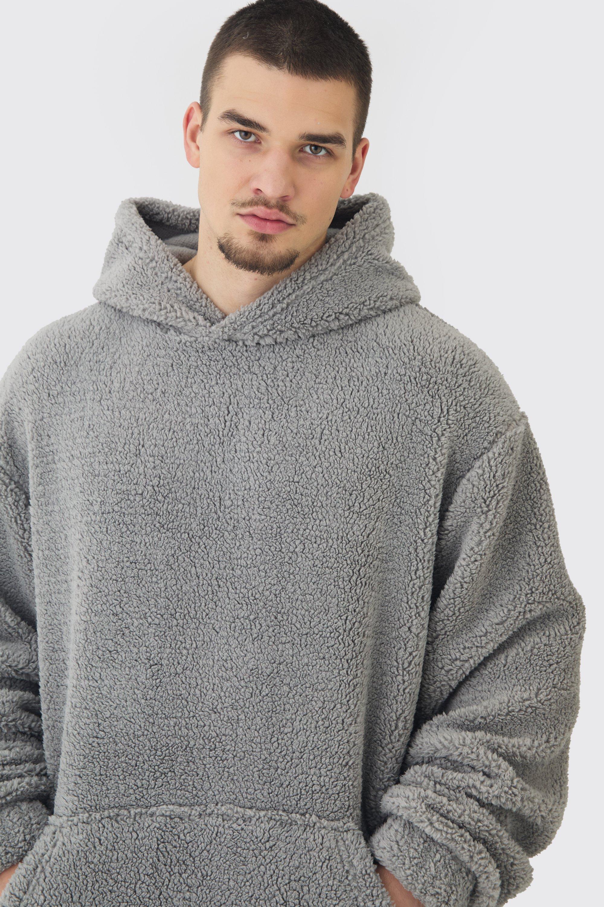 Grey borg hoodie top