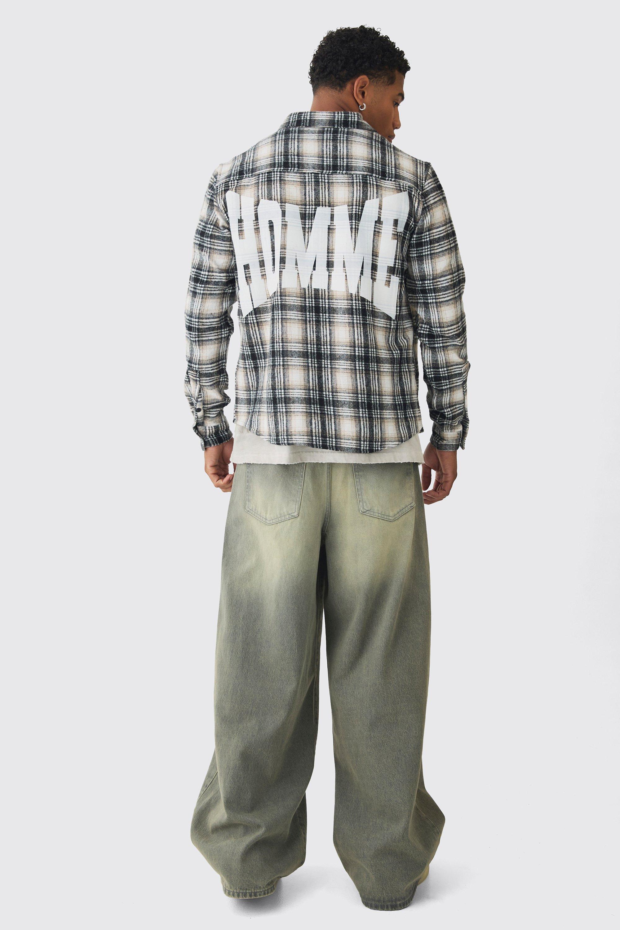 Extreme Baggy Rigid Box Ripped Jeans | boohoo USA