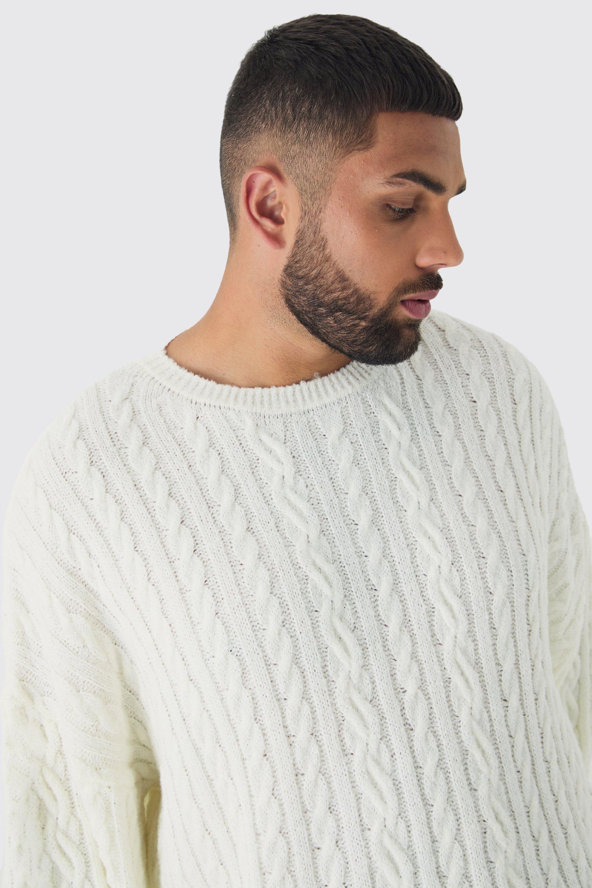 Cream oversized jumper sales