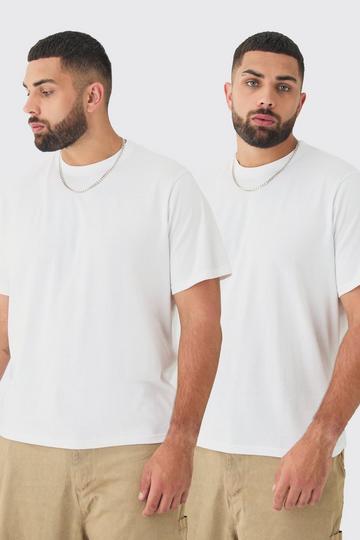 White Plus 2 Pack Basic T-shirt