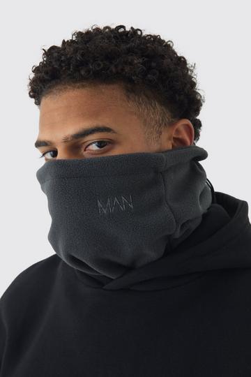 Man Active Fleece Snood charcoal