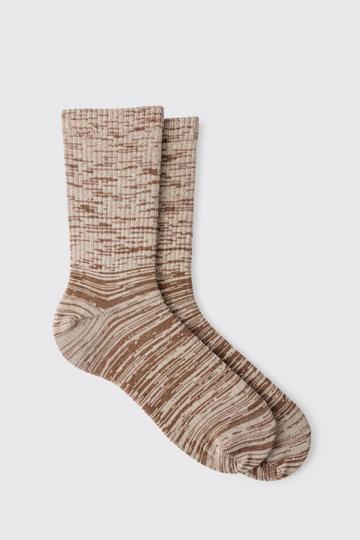 Marl Sports Socks chocolate