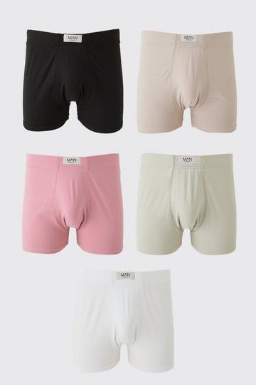 5 Pack Man Dash Boxers With Woven Tab multi