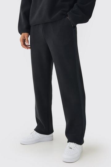 Relaxed Polar Fleece & Nylon Jogger black