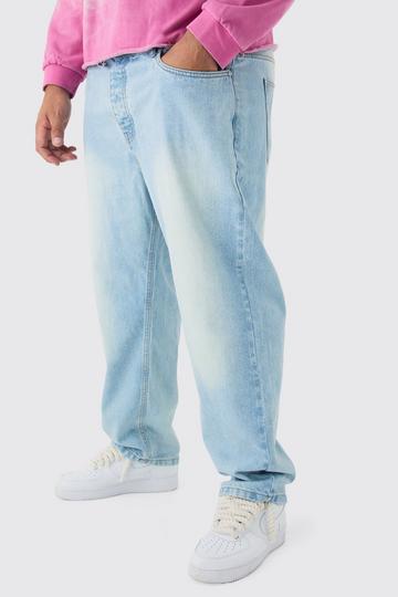 Plus Tapered Fit Jeans ice blue