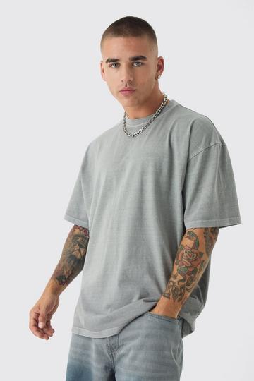 Oversized Acid Wash T-Shirt forest