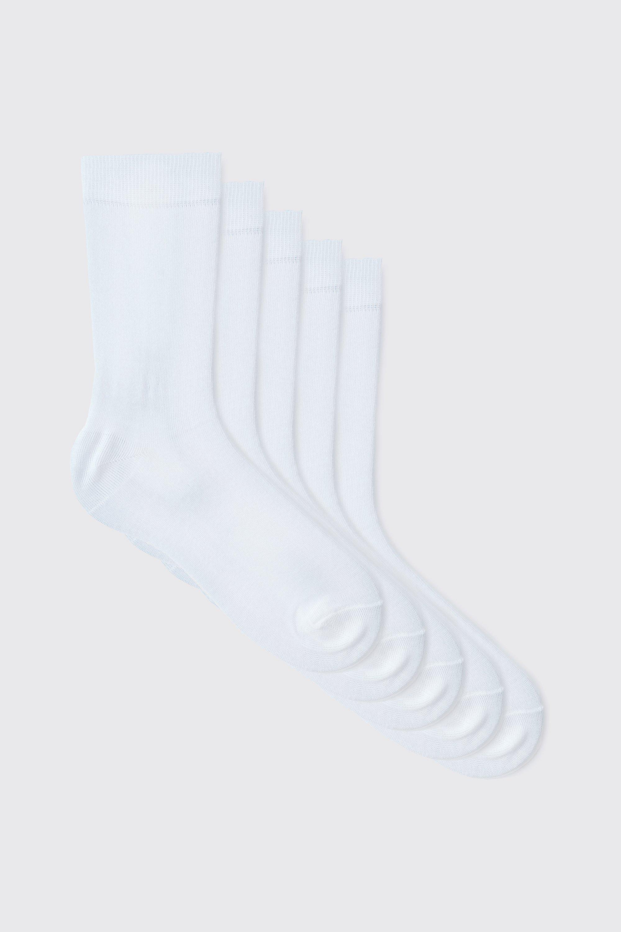 Lot de 5 paires de chaussettes unies