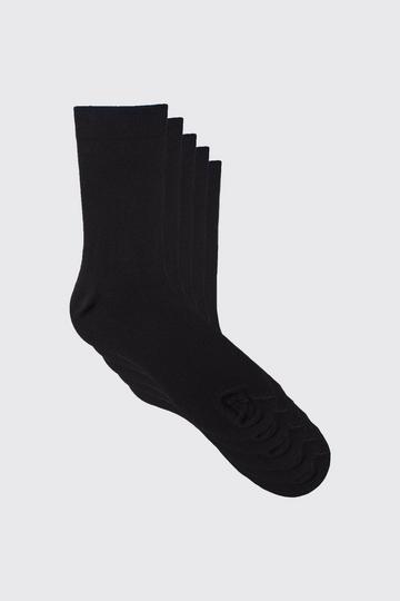 Effen Sokken (5 Paar) black