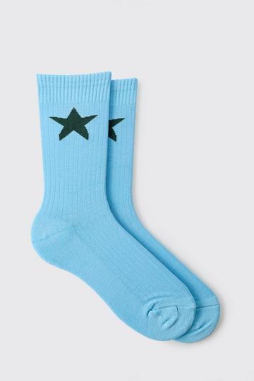 Blue Ofcl Star Socks