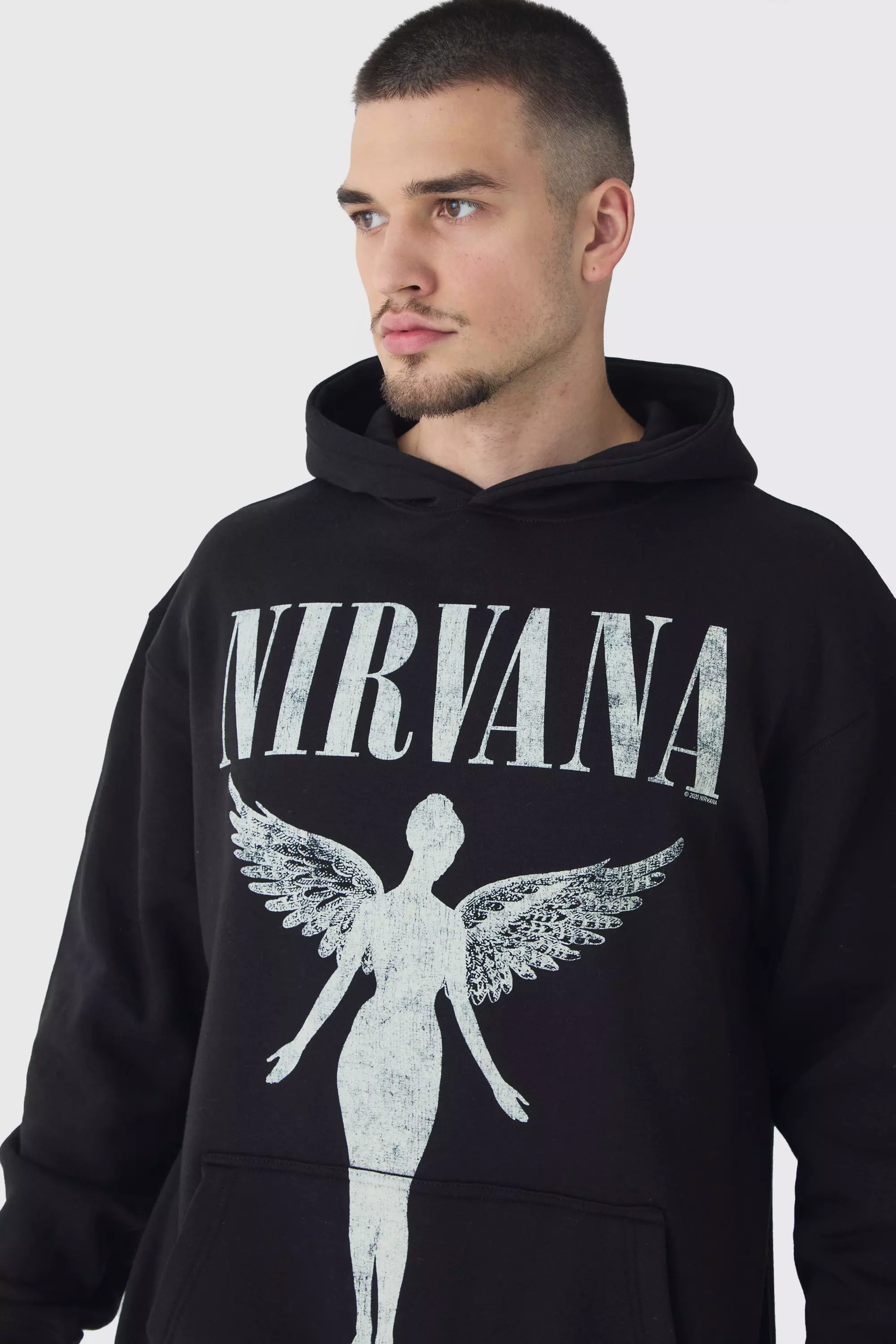 Nirvana black hoodie deals