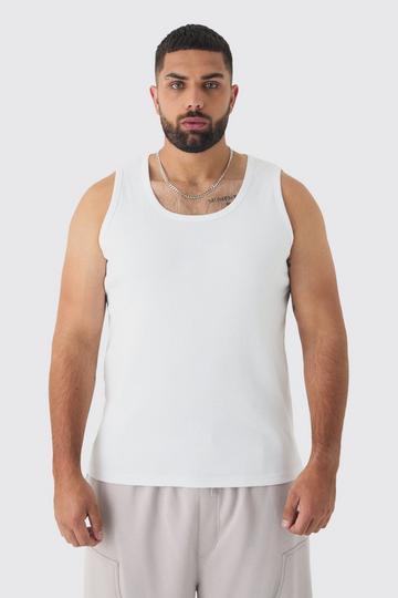 Plus Basic Vest white