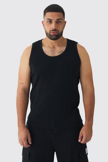 Black Plus Basic Vest