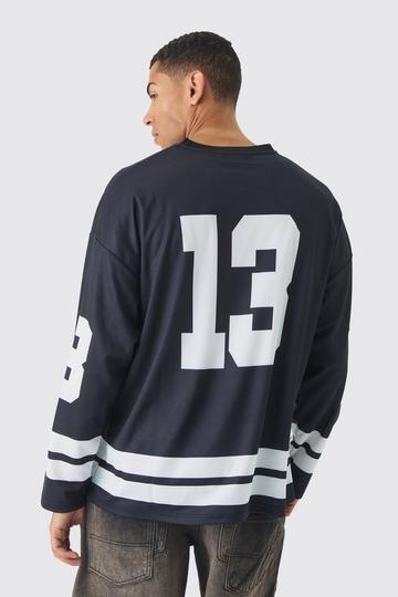 Oversized Official Mesh Hockey Top black