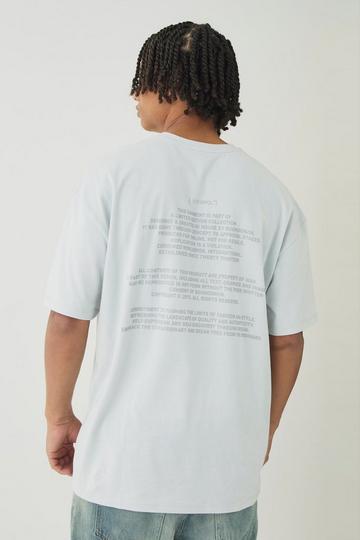 Grey Oversized Limited Edition Print T-Shirt