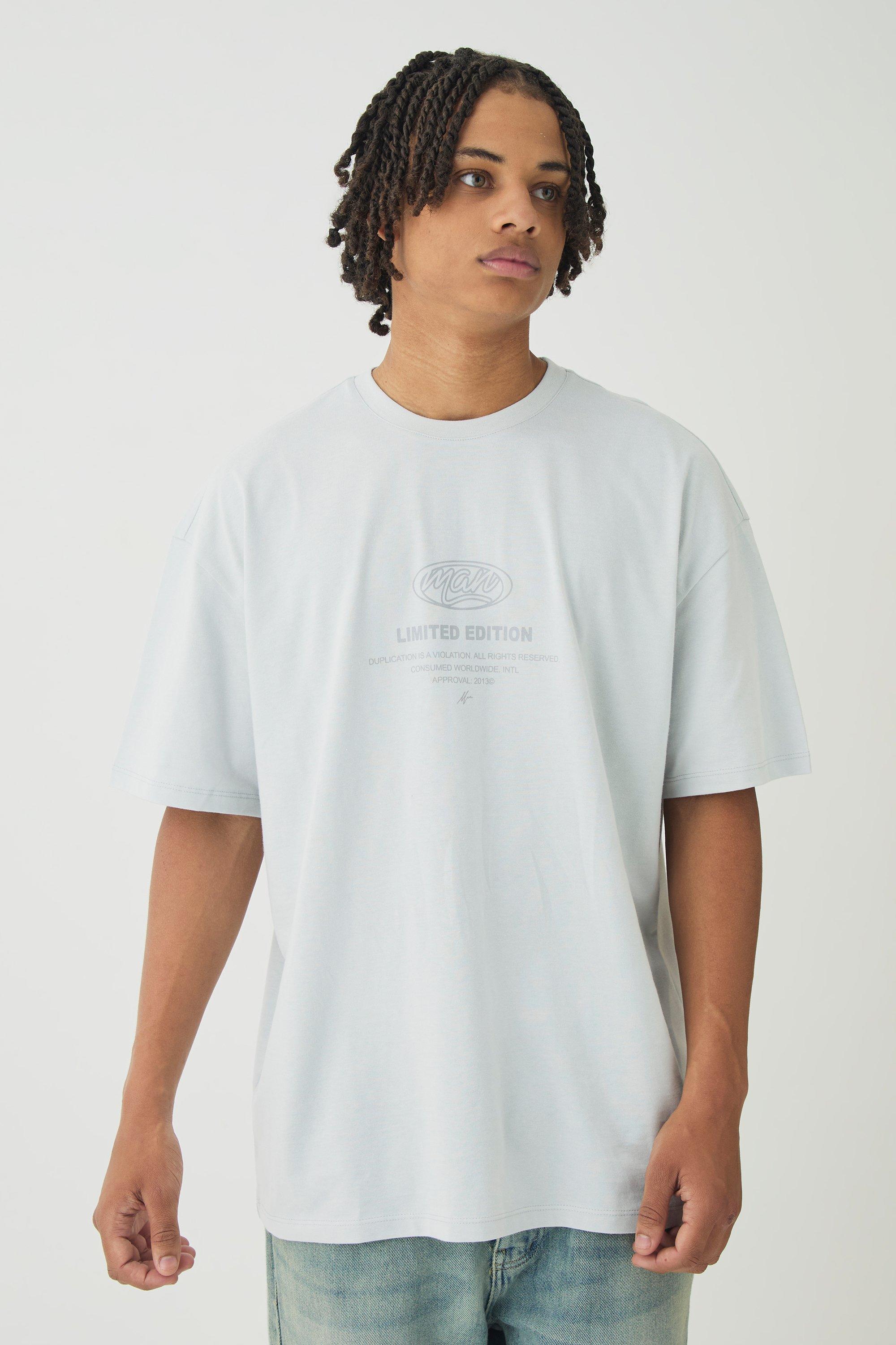 Tシャツ・カットソー Wool Balance Semi Wide Banding Slacks Ash Grey Slim Fit T-Shirt – BASSIKE