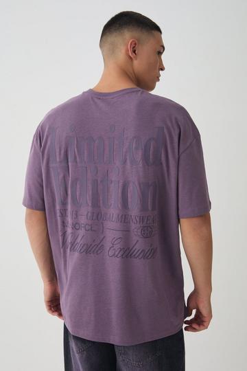 Purple Oversized High Build Limited Edition T-Shirt