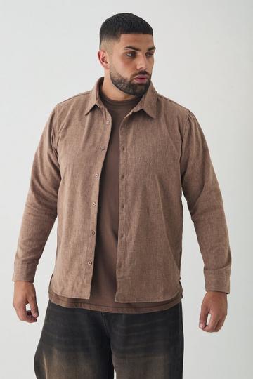 Plus Nette Set Met Bruine Blouses brown