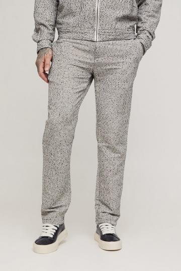 Tall Textured Straight Fit Trouser natural