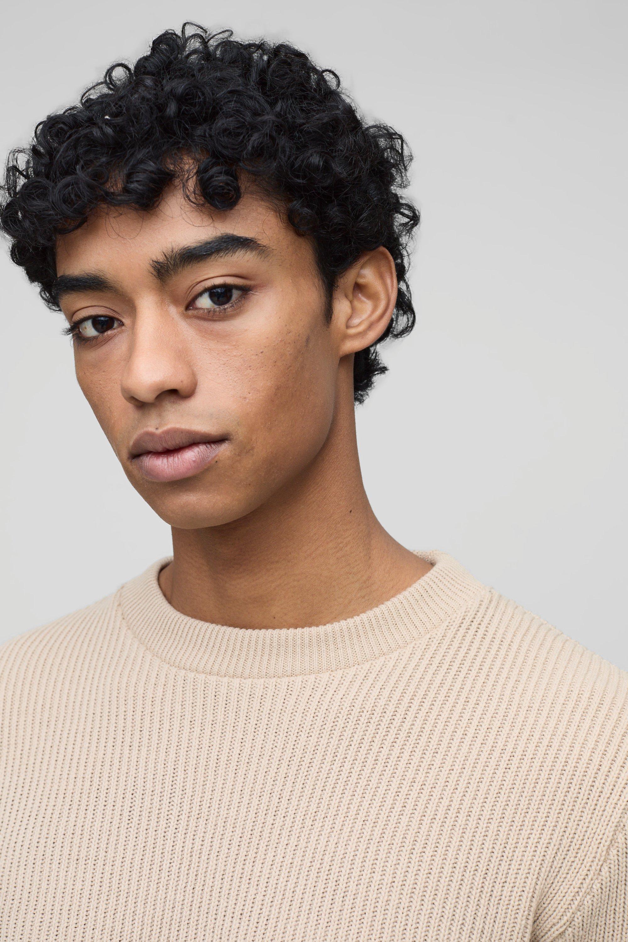 Rib knit jumper deals