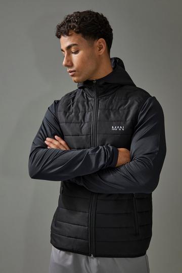 Black Man Active Body Warmer