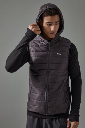 Man Active Body Warmer charcoal