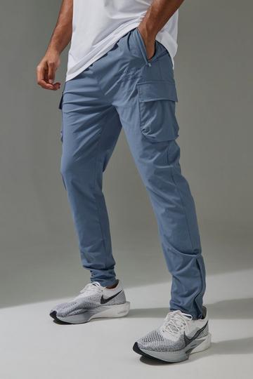 Man Active Gym Technical Cargo Jogger steel