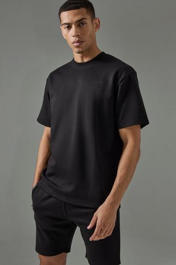 Man Active Pro Fleece Oversized T-shirt black