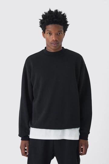 330GSM Oversized Sweatshirt black