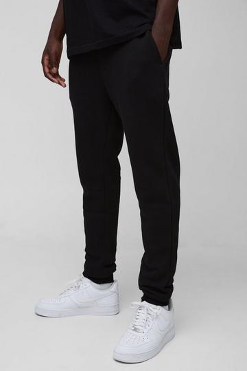 330GSM Skinny Fit Basic Jogger black