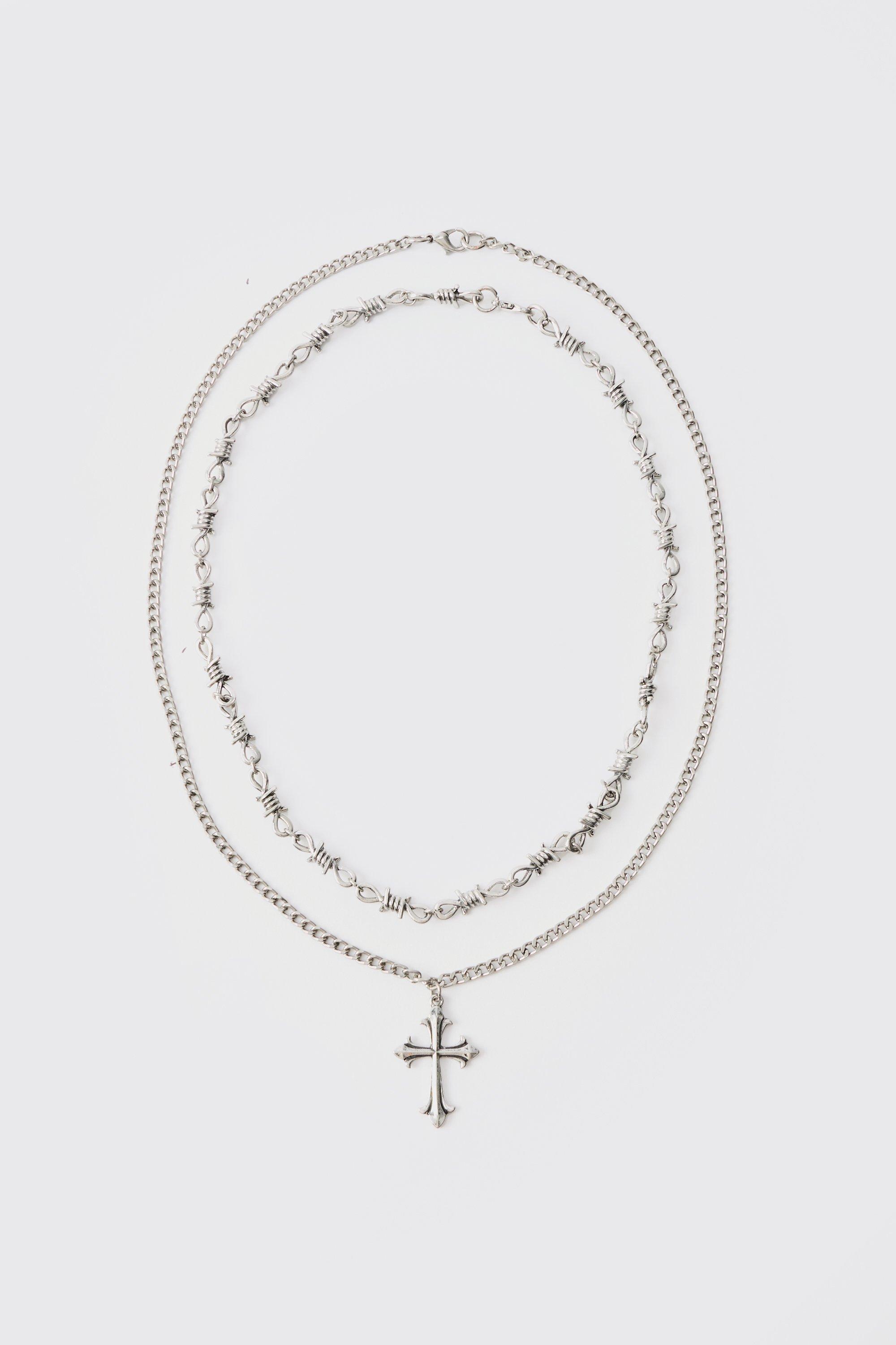 Collier à pendentif croix