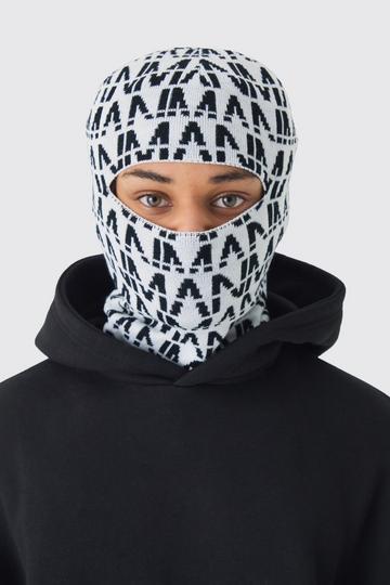 Man Dash Face Covering All Over white