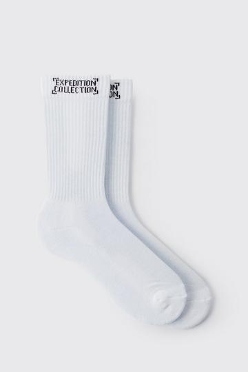 Expedition Collection Socks In White white