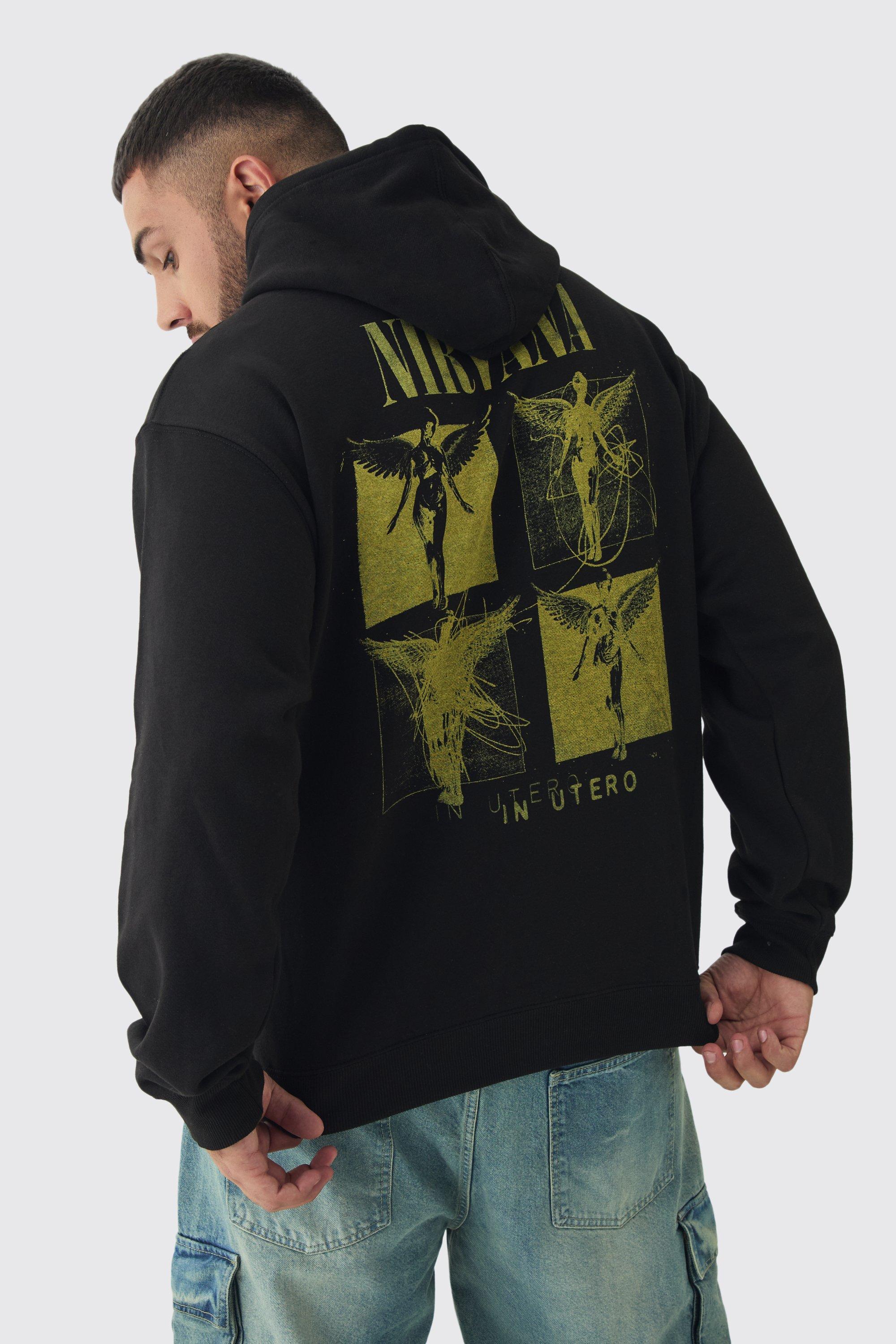 【boohoo】ニルヴァーナ ライセンスプリント パーカー Nirvana License Hoodie | boohoo