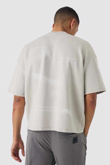 Grey Oversized Boxy Scuba Expedition T-shirt