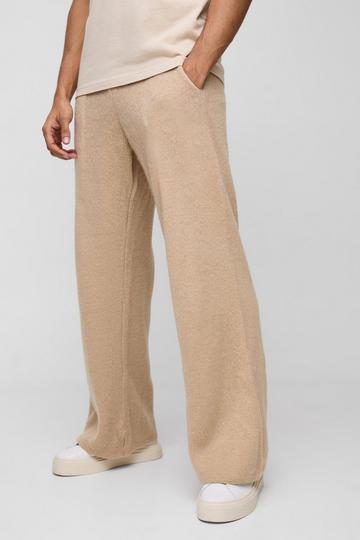 Relaxed Brushed Knitted Jogger sand