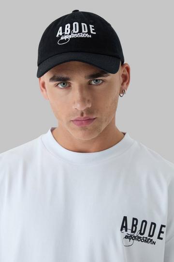 Black Abode Embroidered Trucker Cap