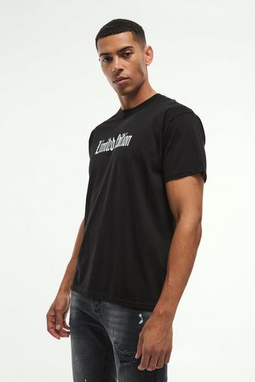 Regular Fit Limited Edition Gothic T-Shirt black