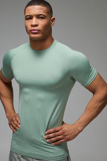 Man Active Muscle Fit T-Shirt sage