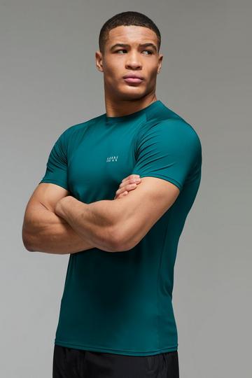 Man Active Muscle Fit T-shirt teal