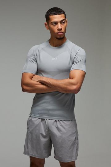 Grey Man Active Seamless Muscle Fit T-shirt