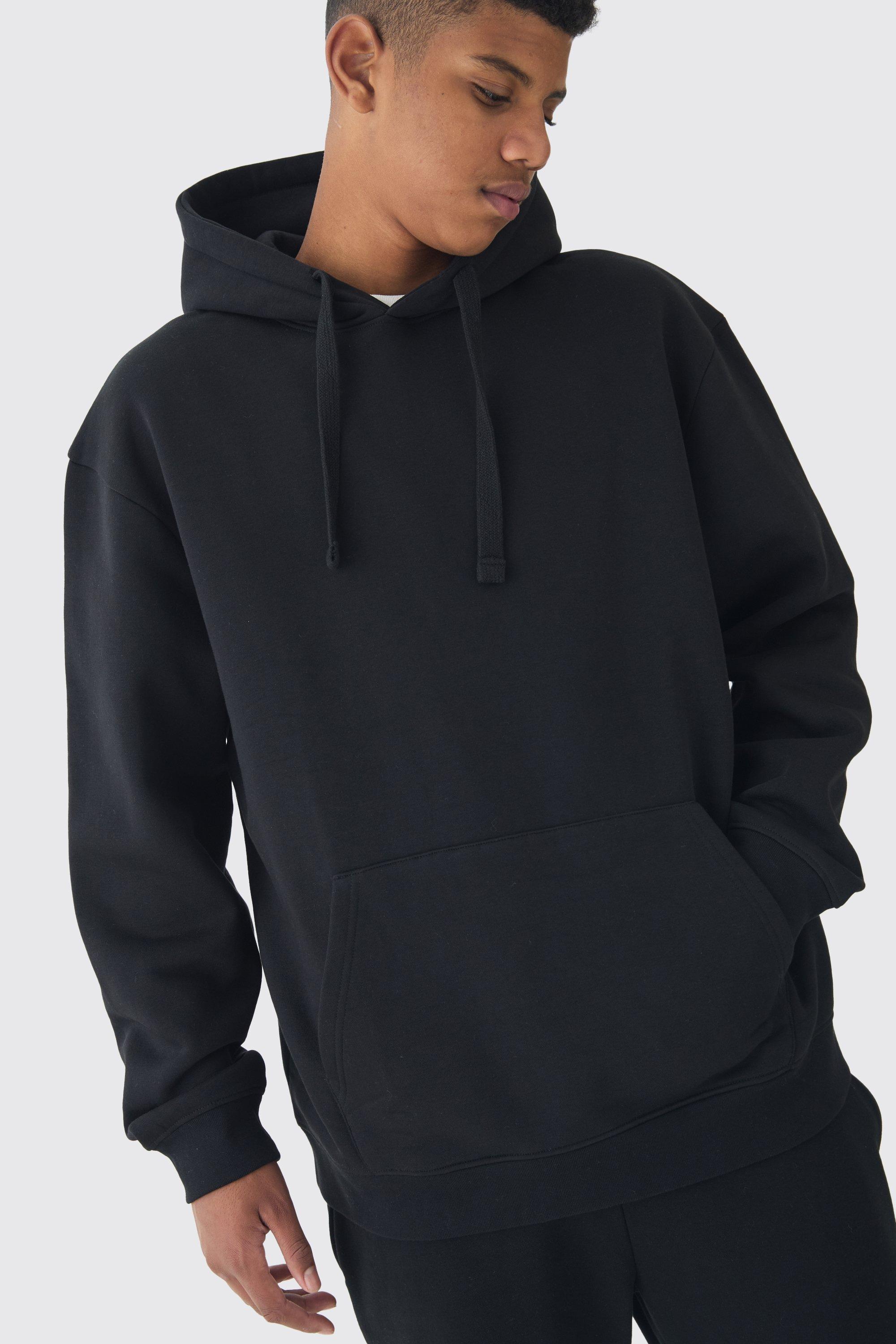 Tall - Sweat à capuche oversize en noir